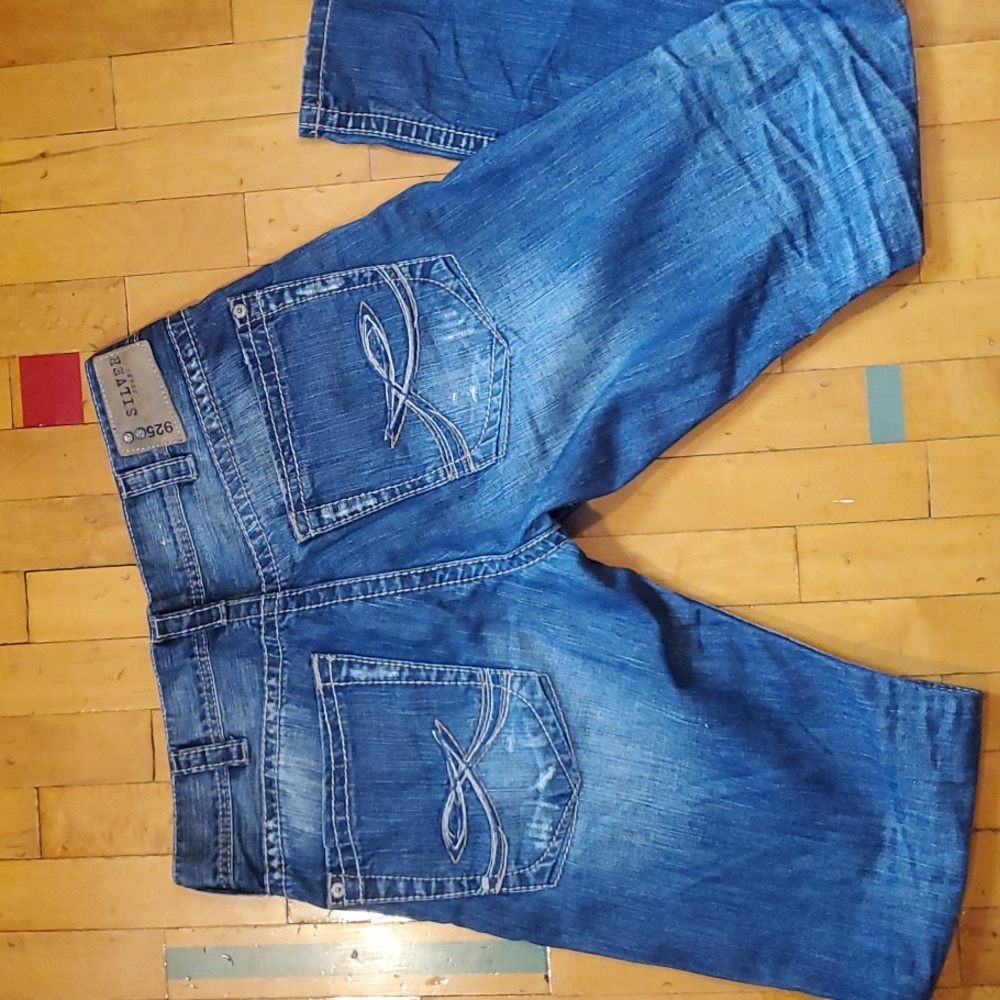 Mens Silver Jeans 925 Series Gordie 33x34 - Picture 4 of 12